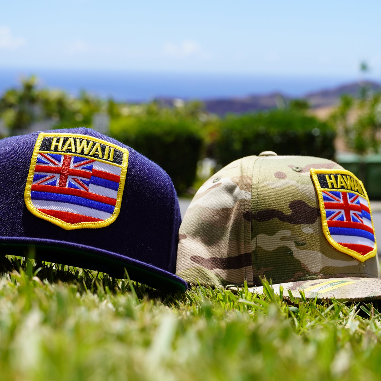 Hawaii Flag Patch Cap