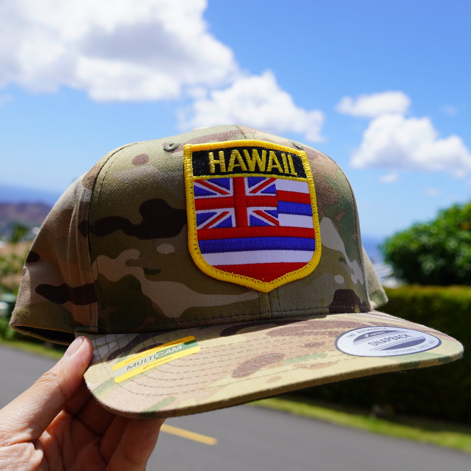 Hawaii Flag Patch Cap